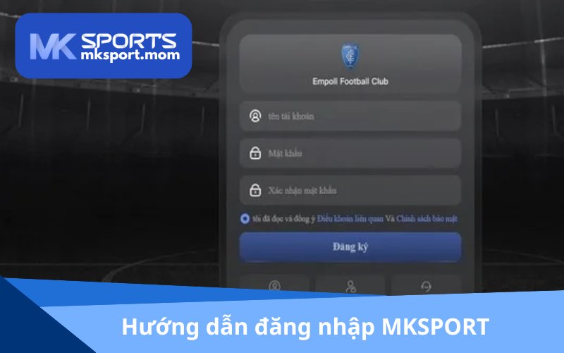 Thao tác đăng nhập vào nhà cái